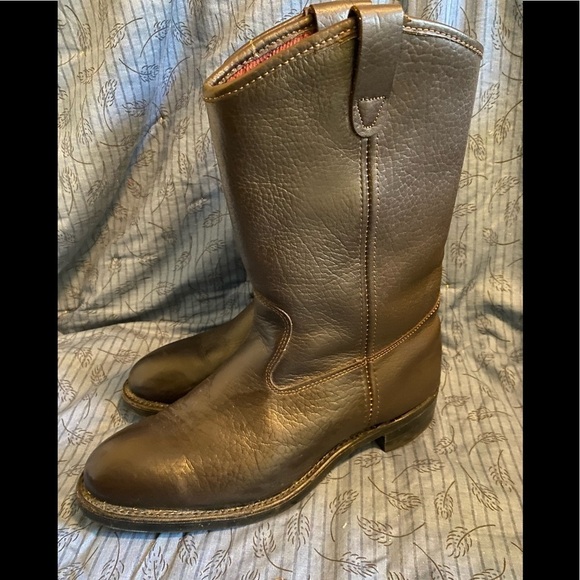 Cabelas mens leather waterproof goretex thinsulate lined Wellington pull on boot - Picture 1 of 10